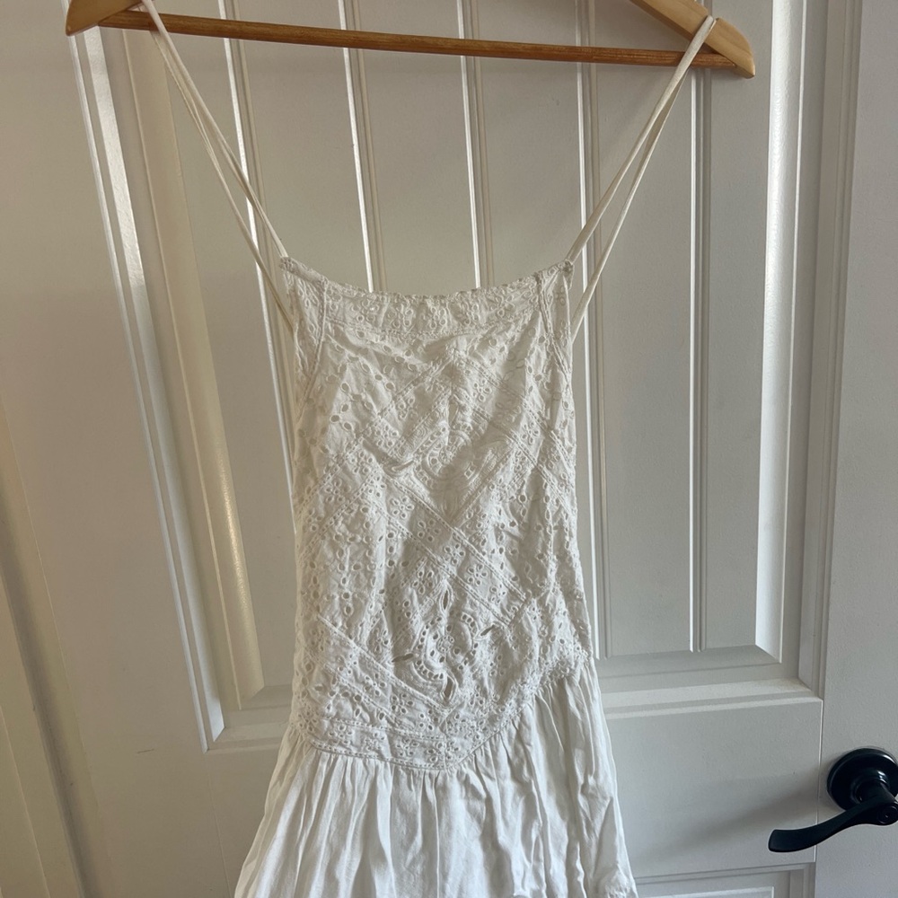 Coastal Cowgirl White Sundress